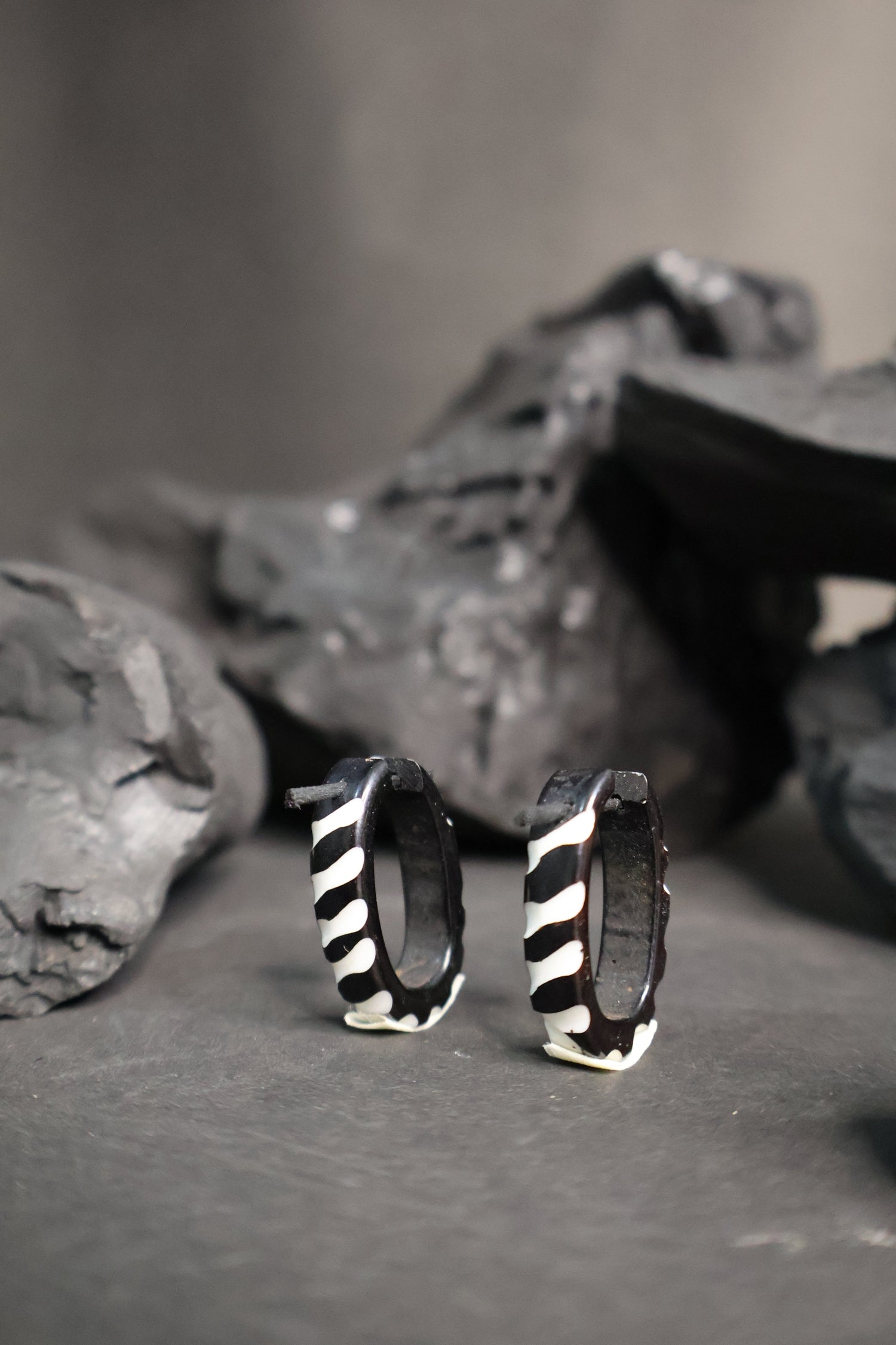 WOODEN EARRINGS