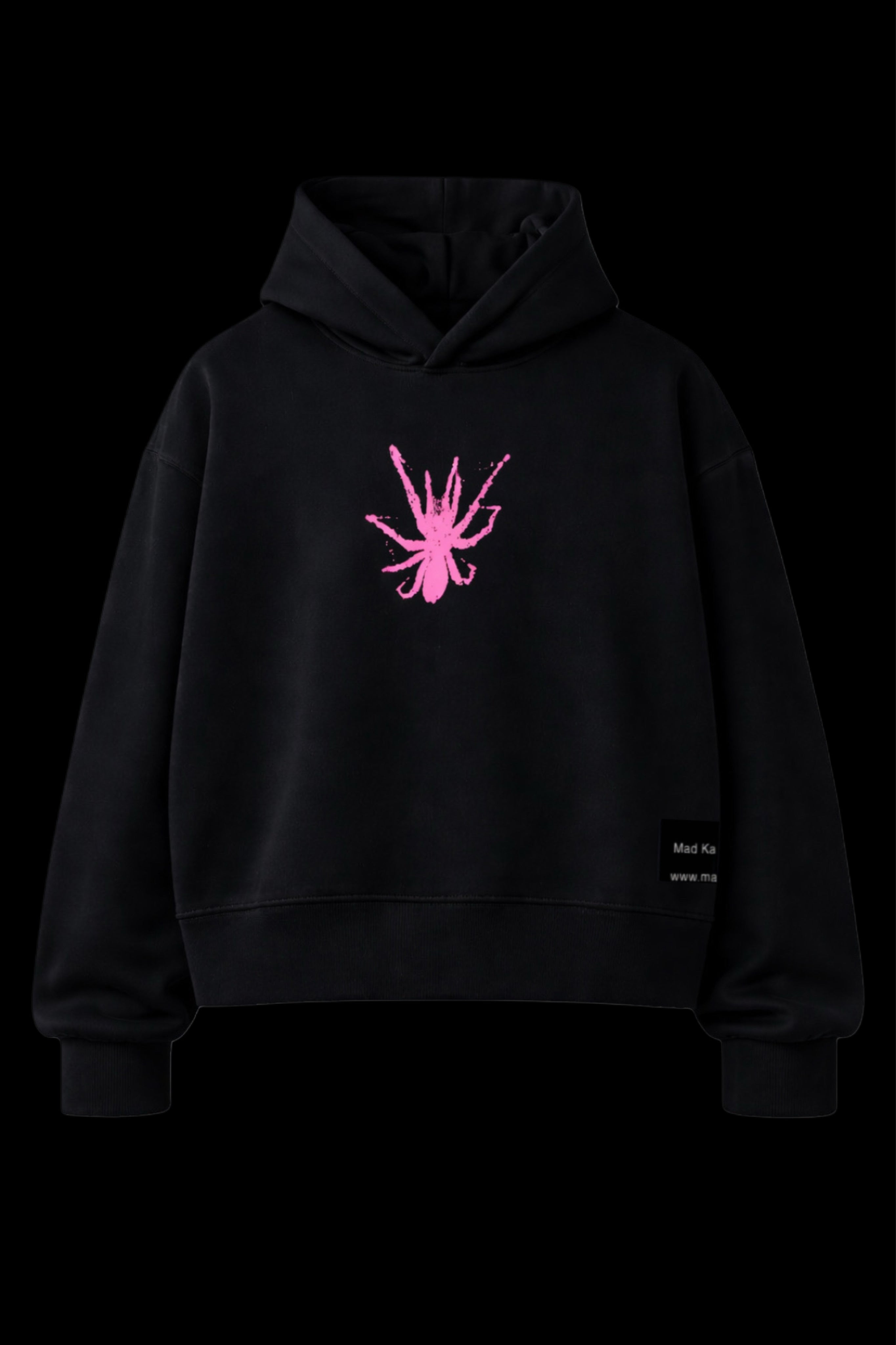 Pinkeye-hoodie-black