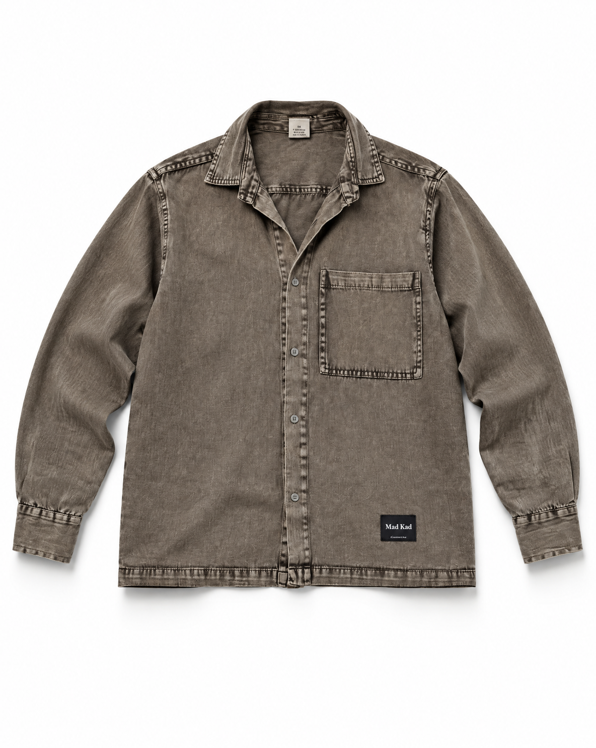 WASHED TAUPE  SHIRT