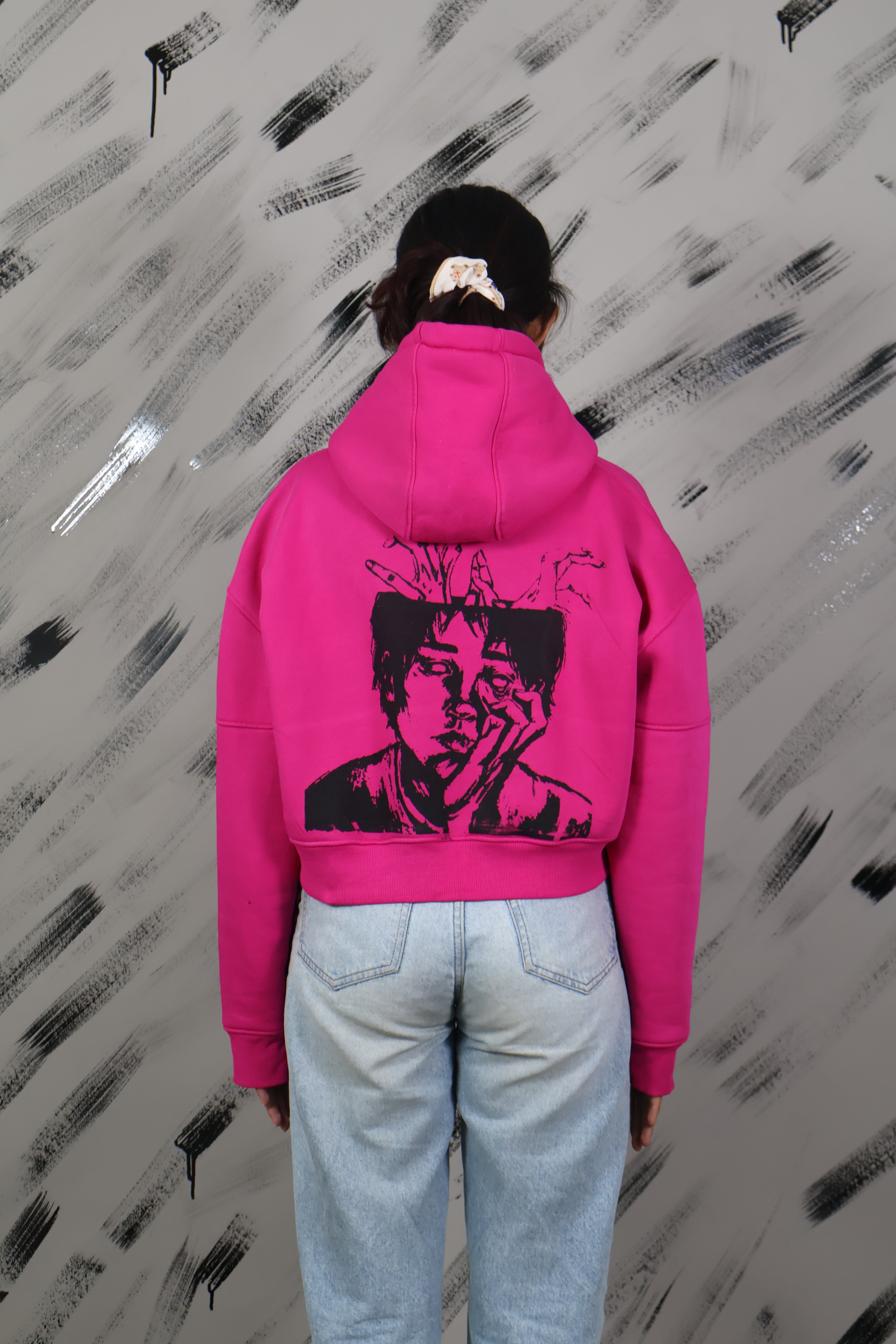 Manipulation-hoodie-pink-women