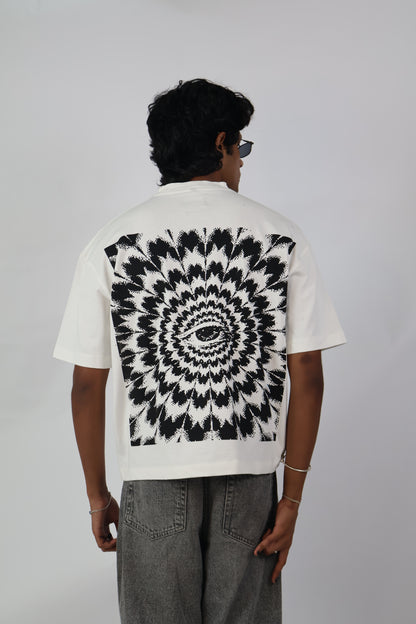 Illusion eye t-shirt unisexual