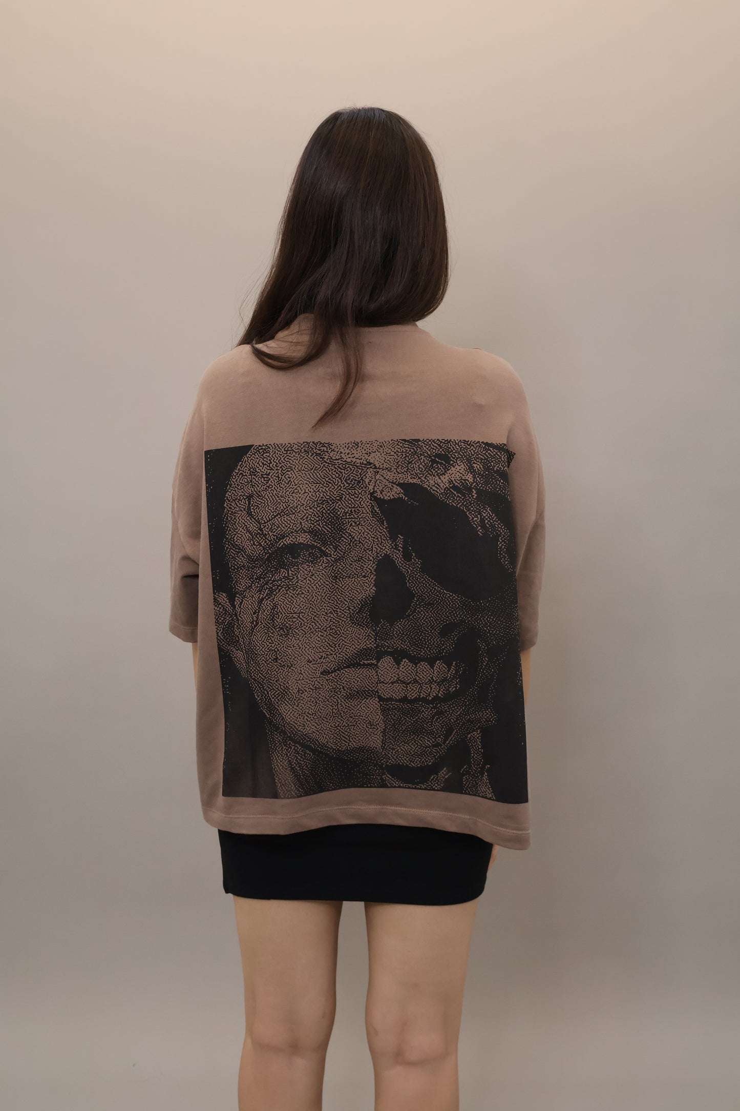 Mortal veins t-shirt brown unisexual