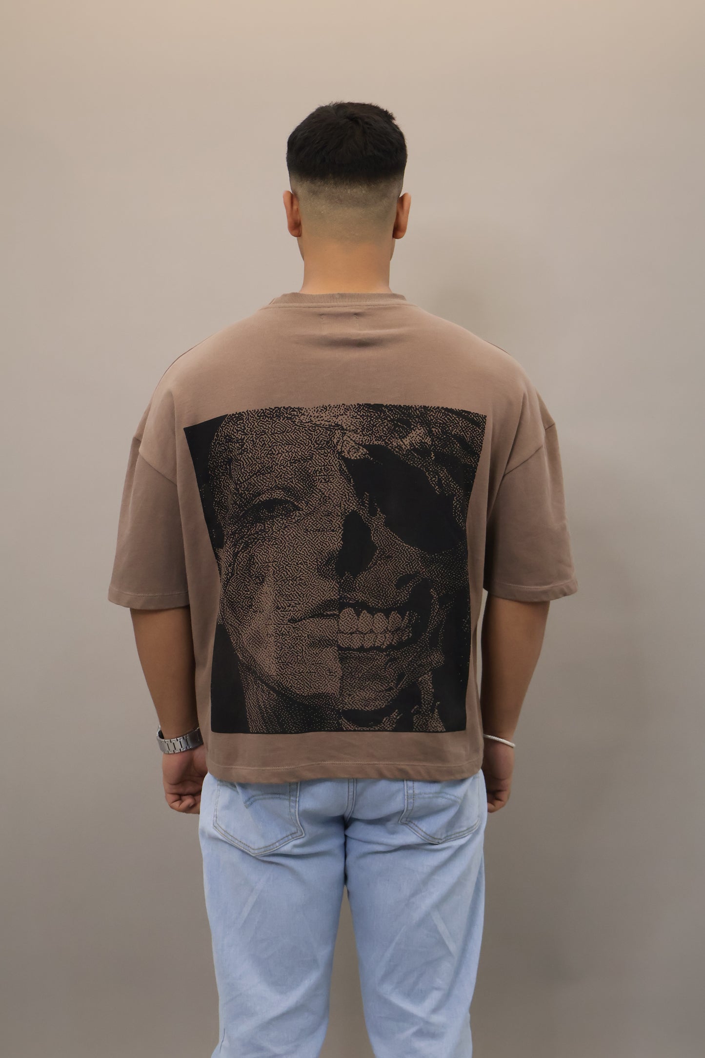 Mortal veins t-shirt brown unisexual