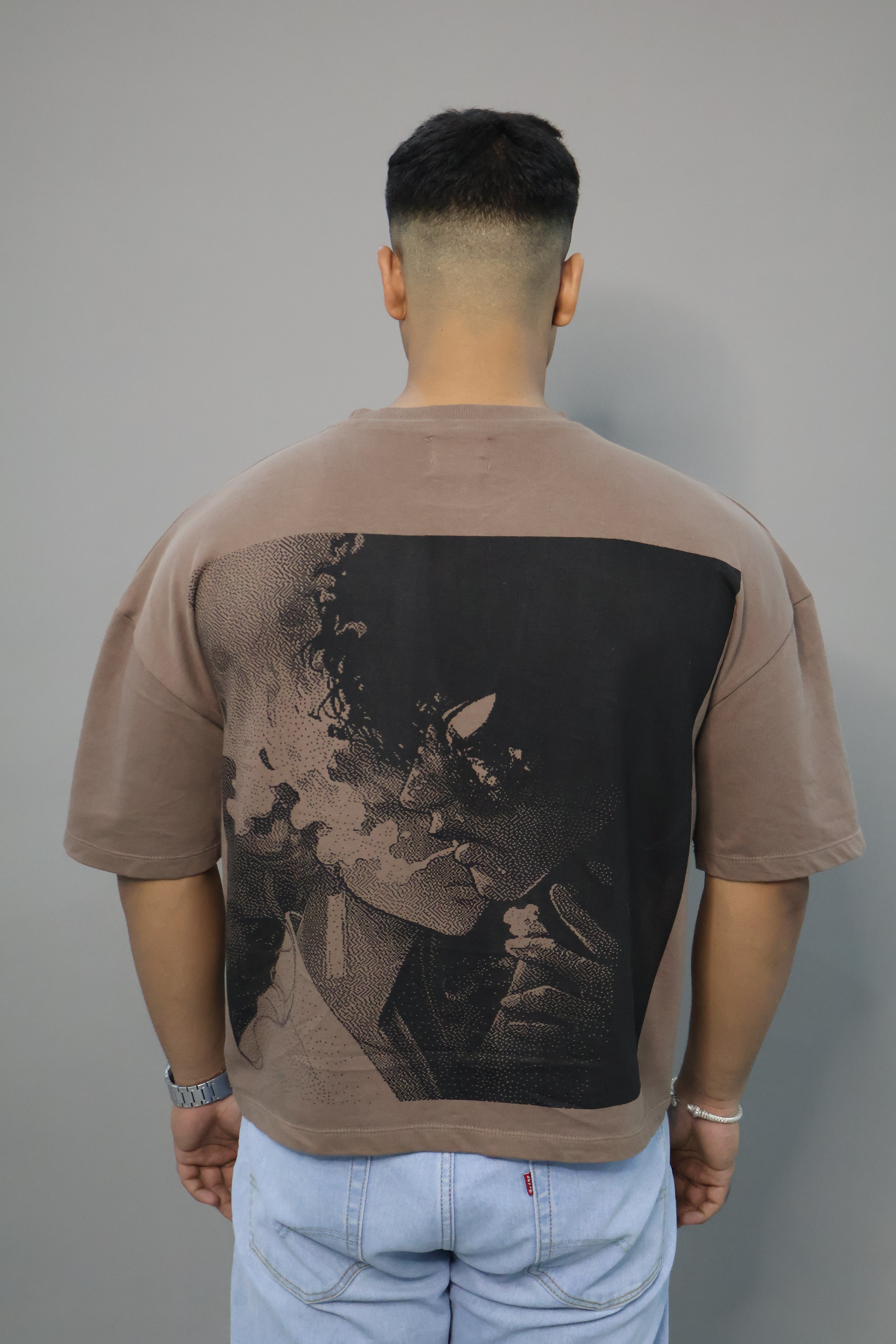 KAL PAR SAWAL HAI T-SHIRT BROWN