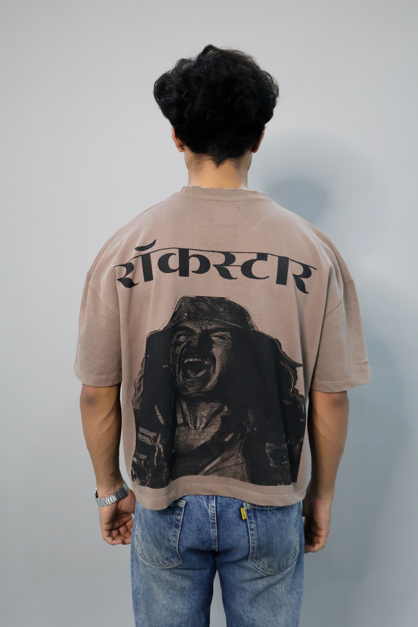 ROCKSTAR T-SHIRT BROWN