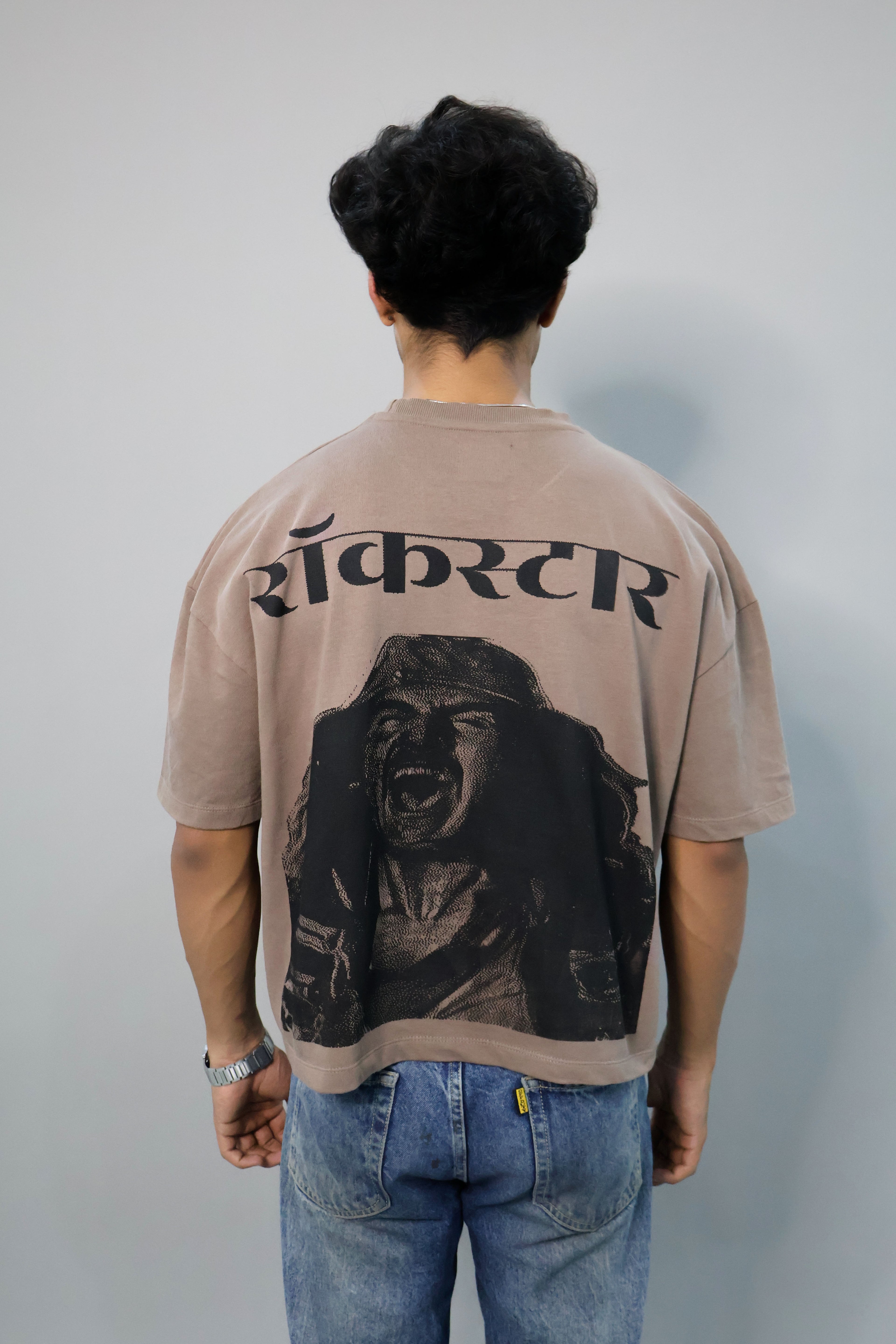 ROCKSTAR T-SHIRT BROWN