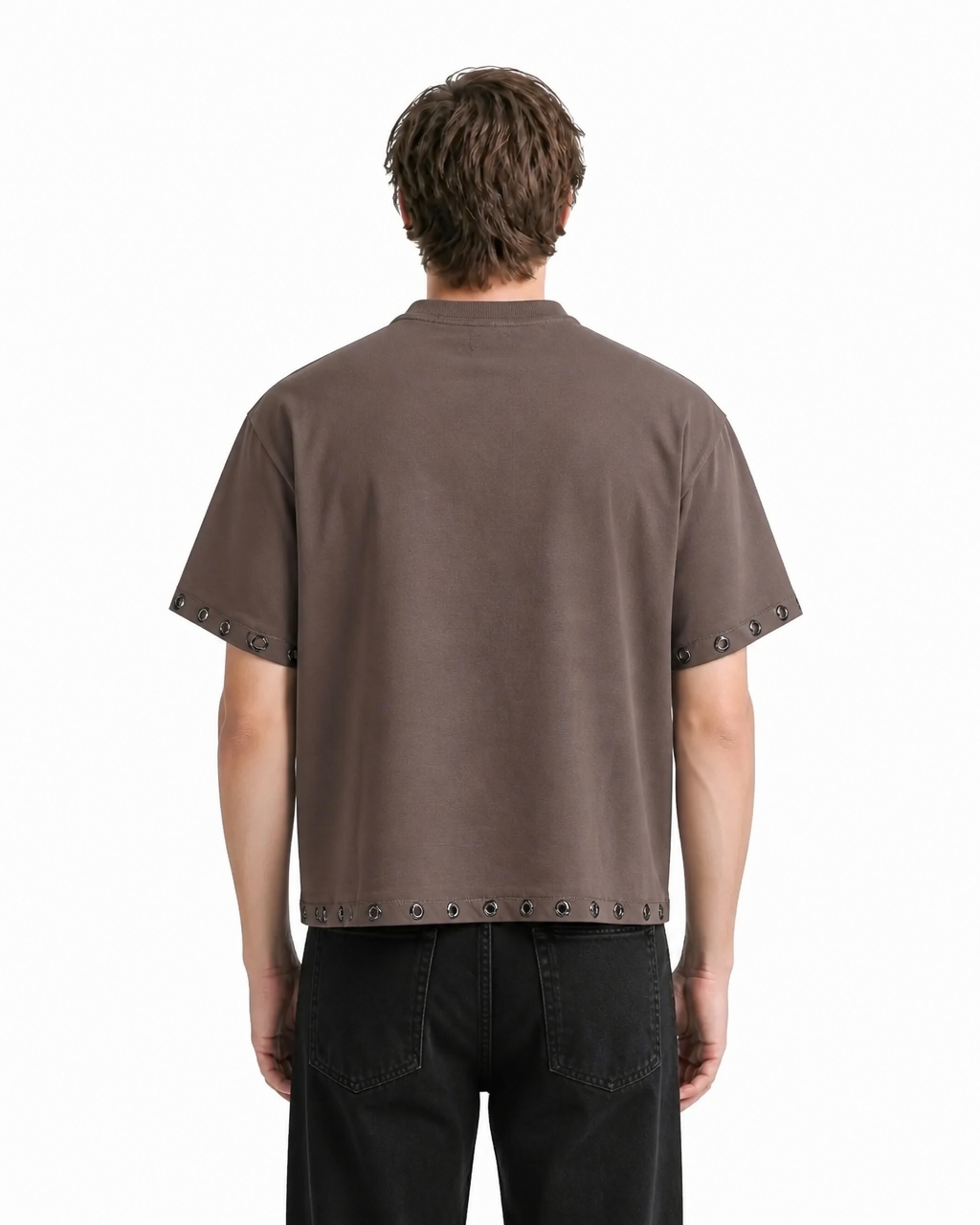 EYELET WHITE TEE