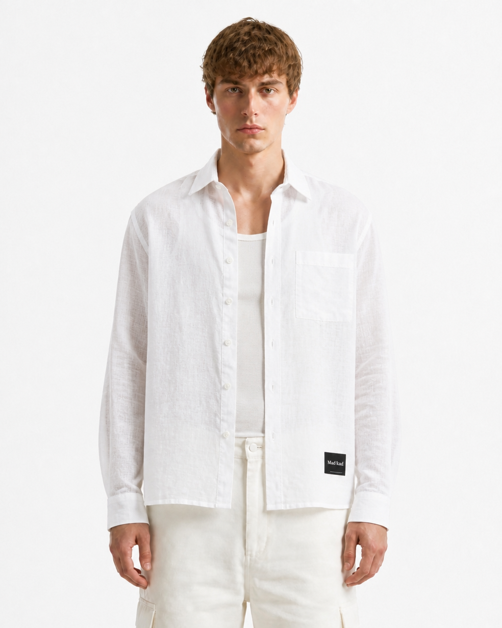 LINEN SHIRT WHITE