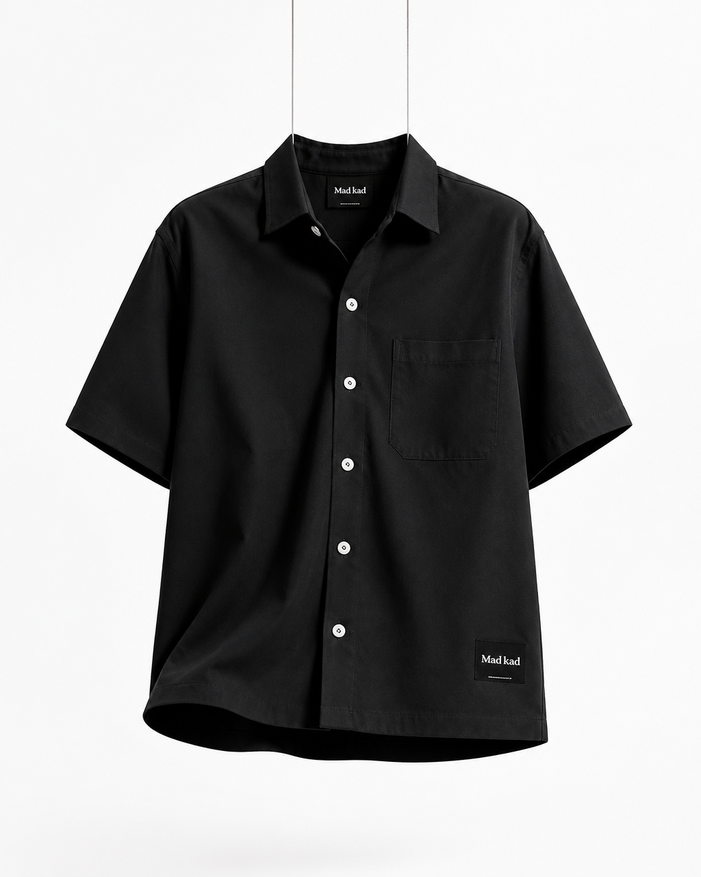 BLACK BOXY SHIRT