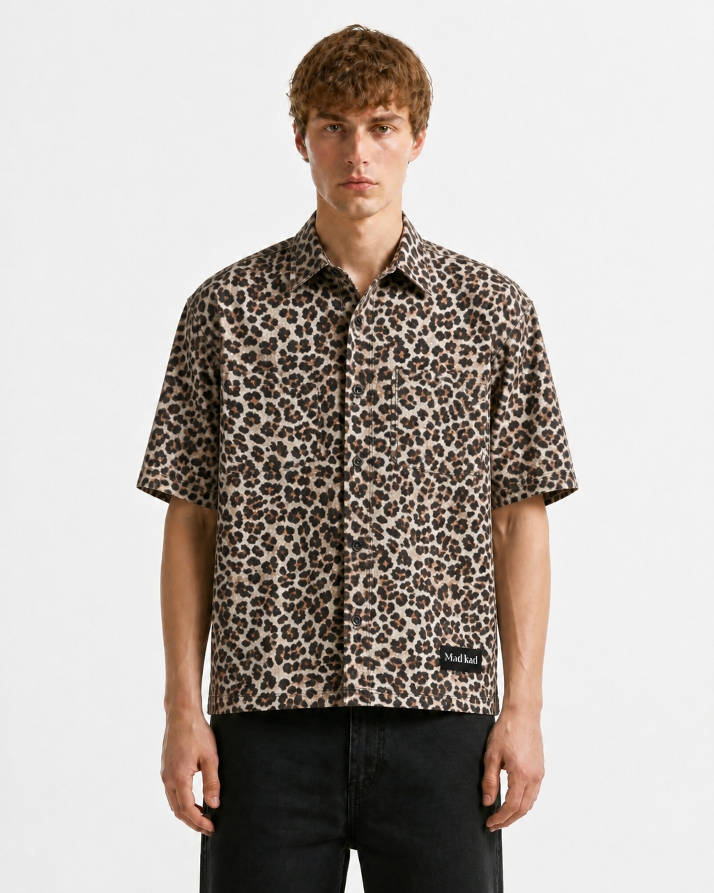 LEOPARD BOXY SHIRT