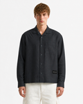 LINEN SHIRT CHARCOAL GREY